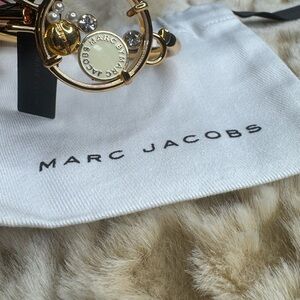Marc Jacobs Gold and Cream Floating Charm Bracelet NWT, with MJ Dustbag.